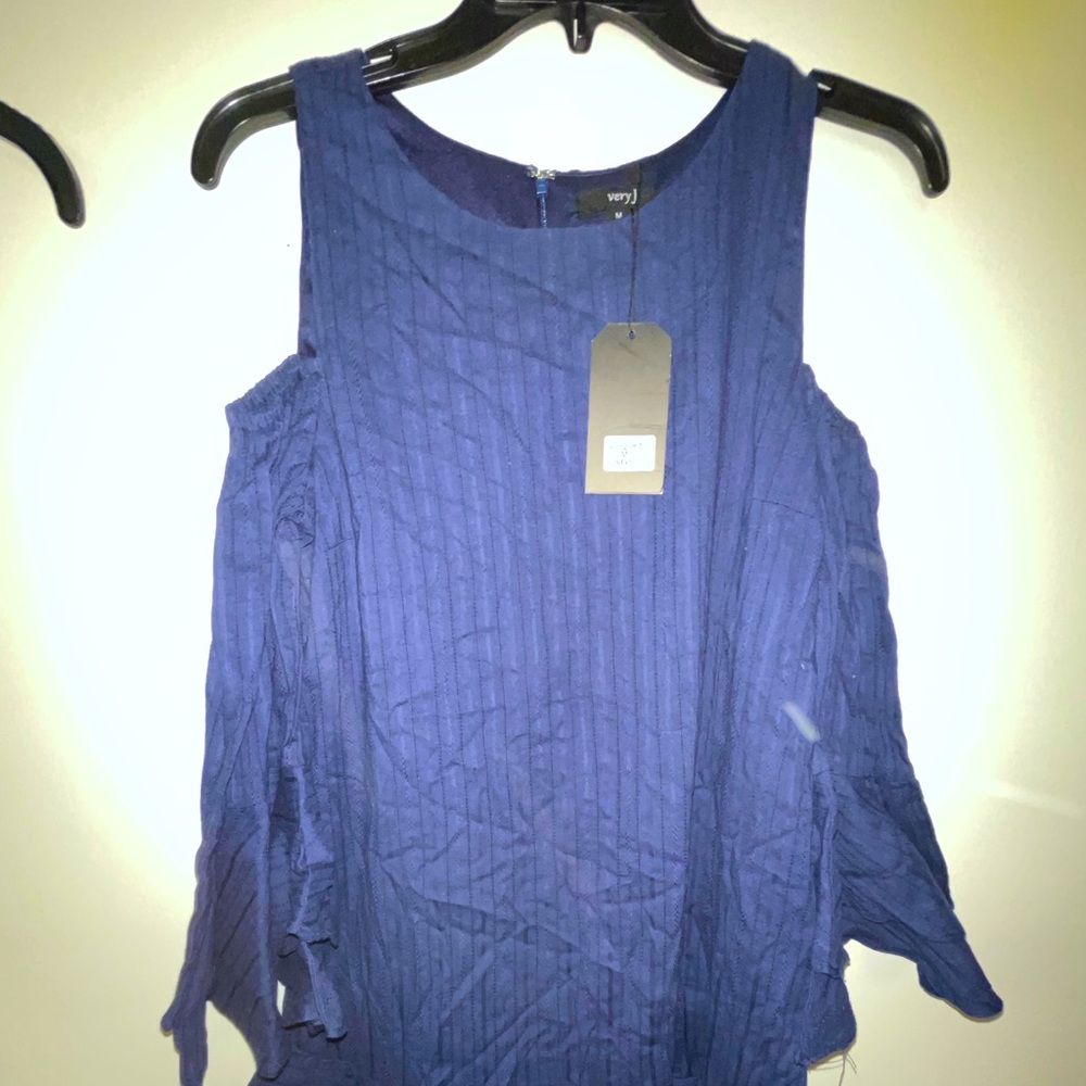 Brand new navy blue dress size medium